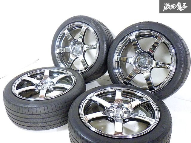 ○YOKOHAMA ヨコハマ AVS Model T6 モデルT6 17インチ 7.5J +48 PCD100