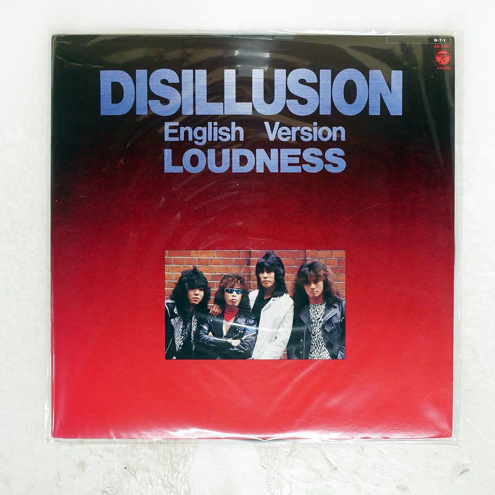 国内盤 LOUDNESS/DISILLUSION (ENGLISH VERSION)/COLUMBIA AX7407 LP
