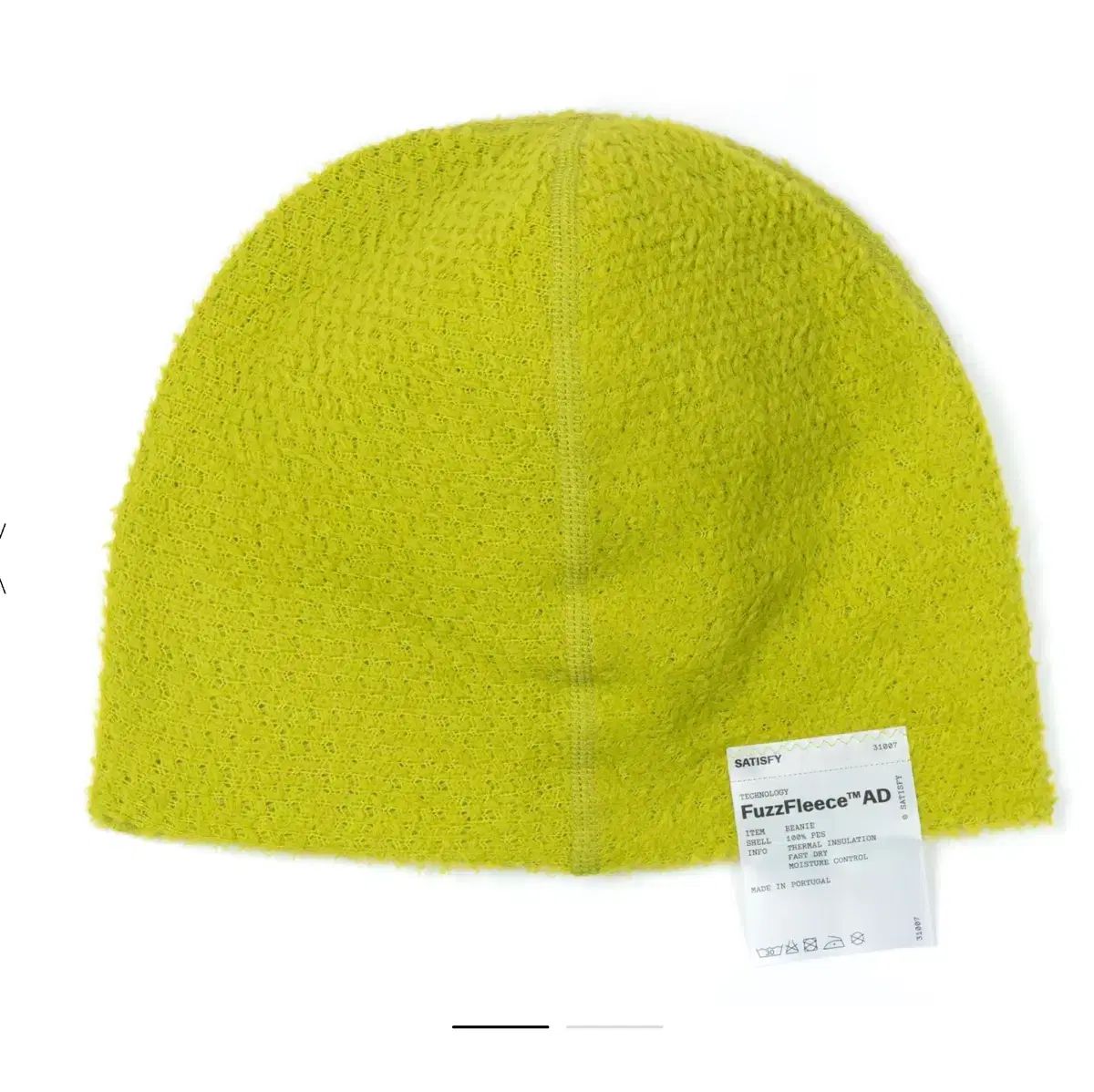 SATISFY ファー フリース ビーニー グリーン