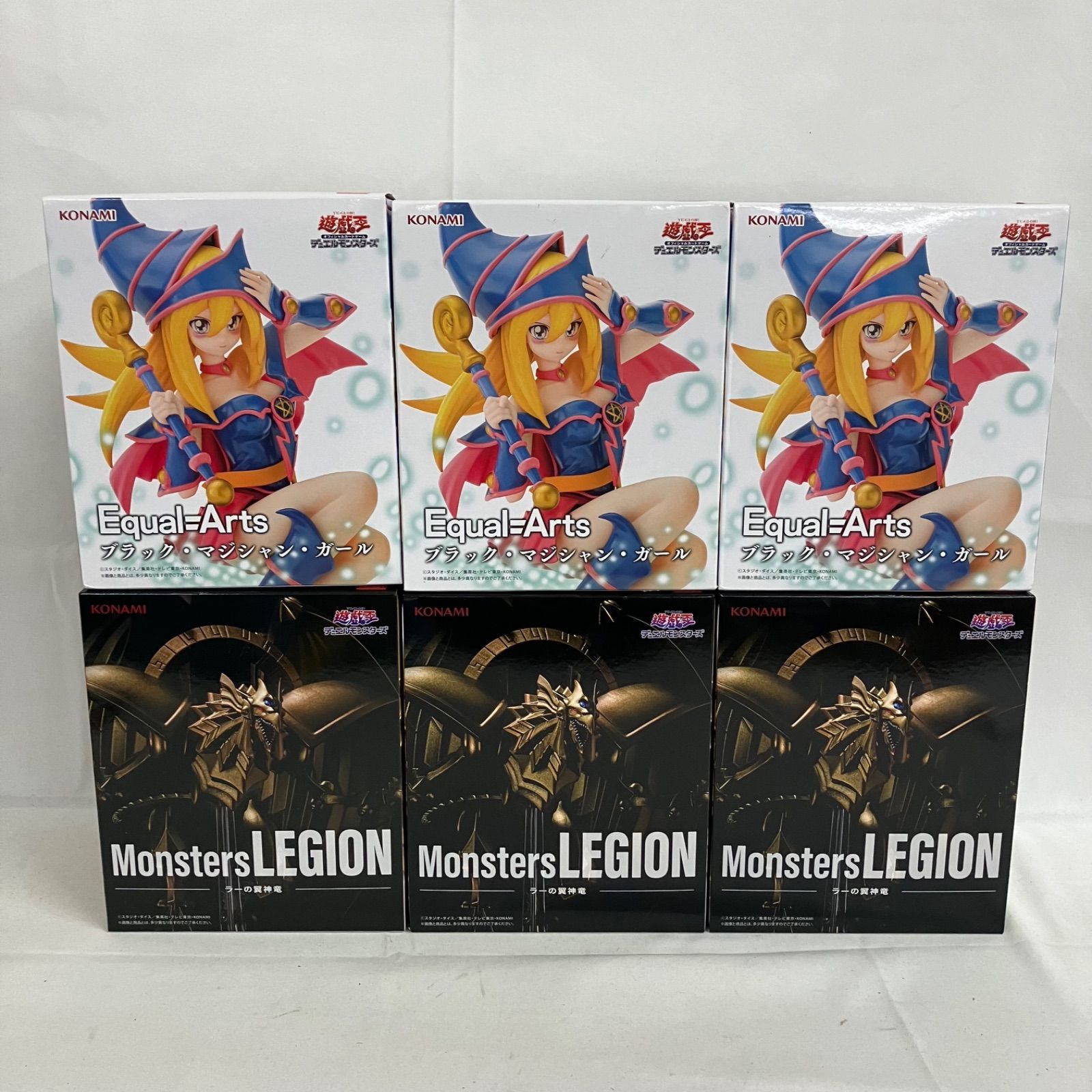 未開封 遊戯王 Monsters LEGION ラーの翼神竜 他 フィギュア 6個セット