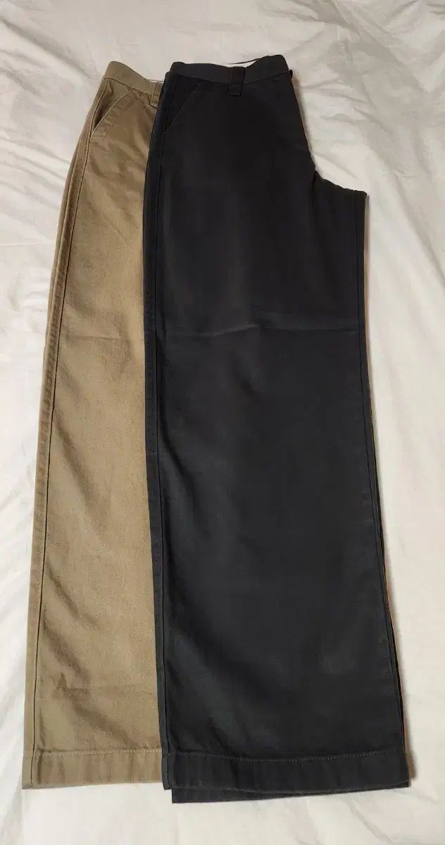 UNIQLO U ワイドフィットチノ 79 韓国風 ストレートパンツ