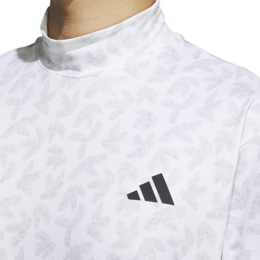 パームリーフプリント モックネック