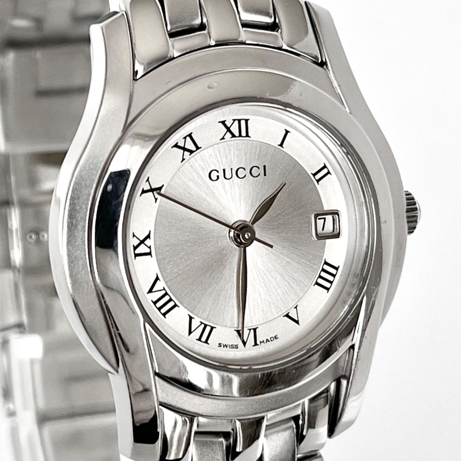 電池 シルバー文字盤