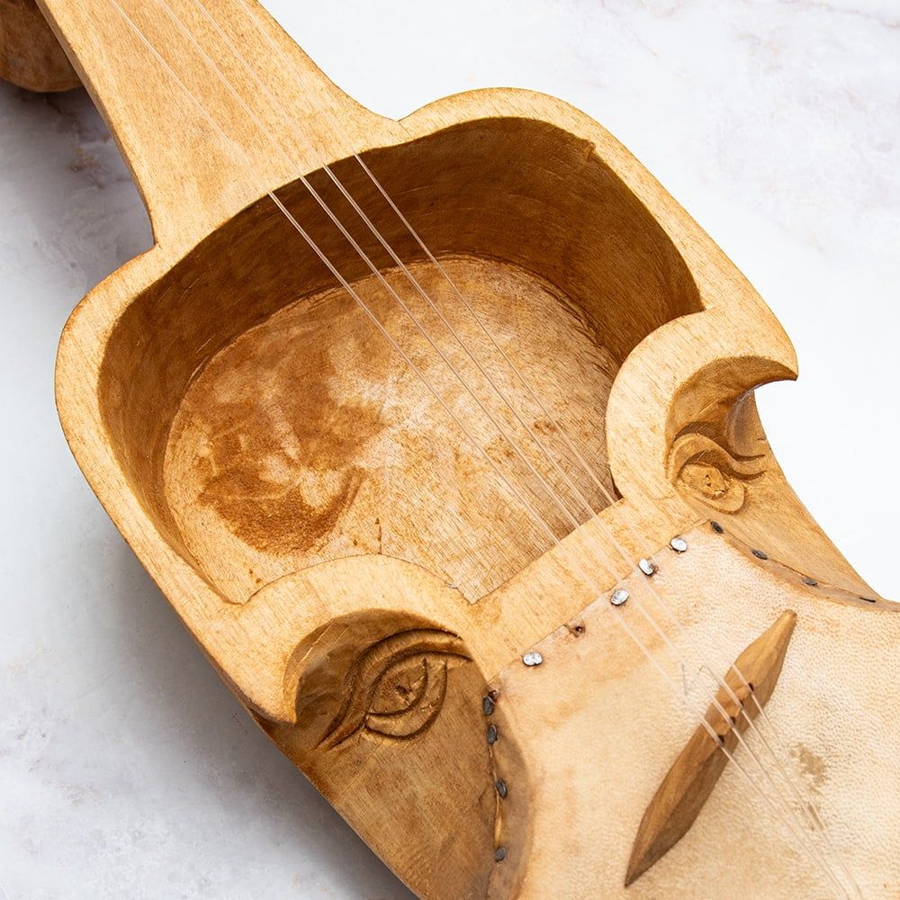 サーランギ　民族楽器　弦楽器　ギター　二胡 ネパールのサーランギ 伝統様式にもとづく コンサートクオリティ