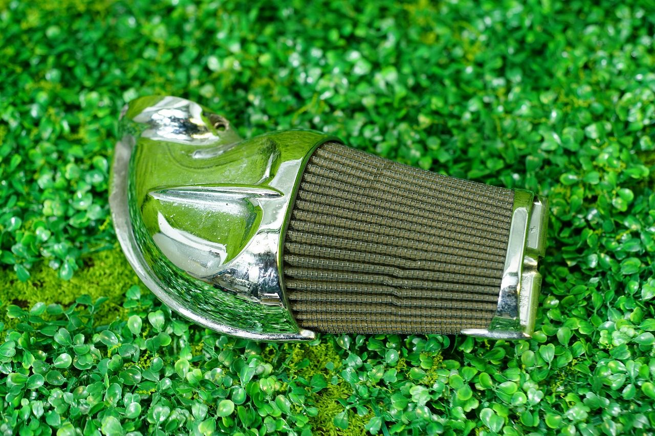 ハーレー　ソフテイル　ツーリング　ミルウォーキーエイト117エンジン用　純正　エアクリーナー　メッキ浮き