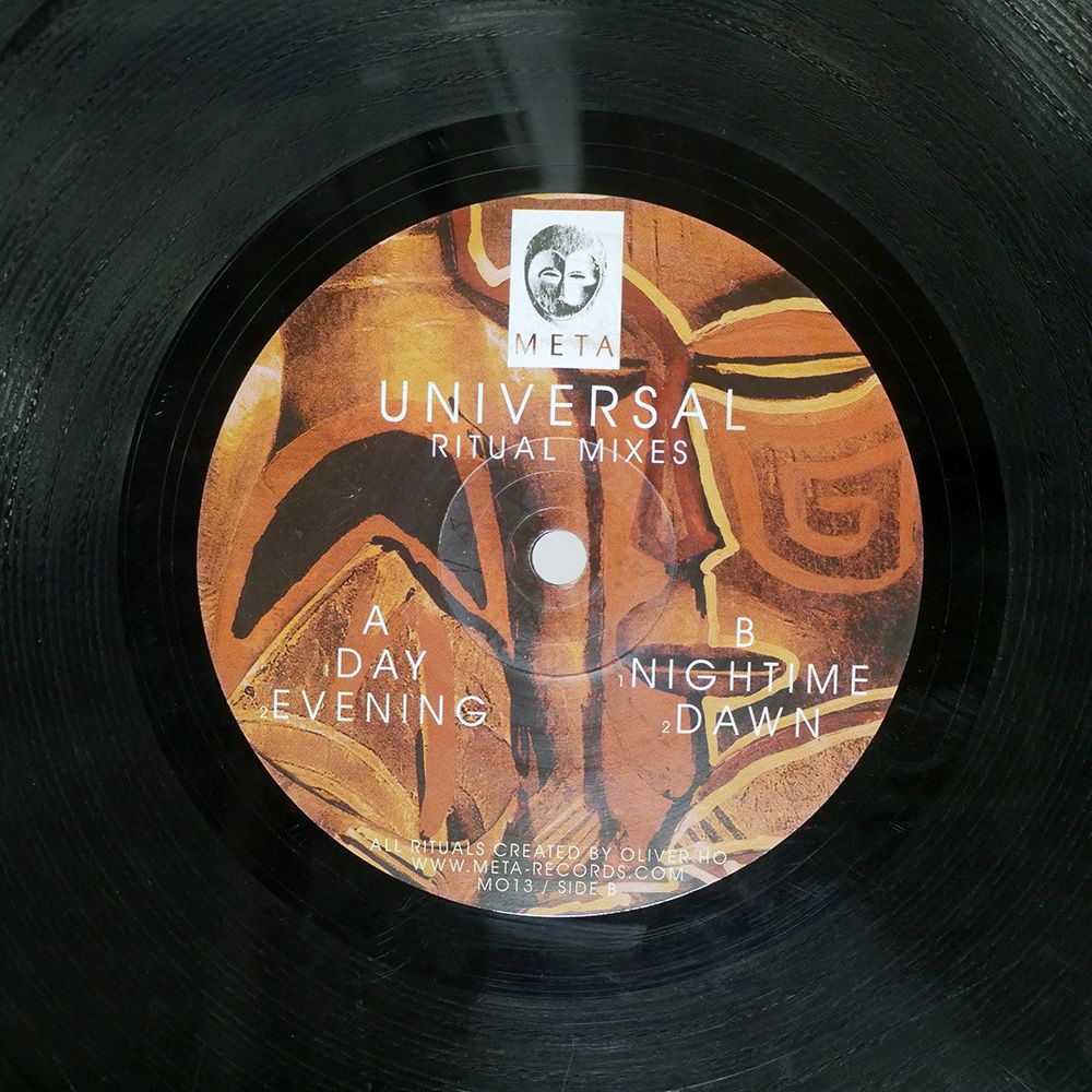 UK盤 OLIVER HO/UNIVERSAL (RITUAL MIXES)/META M013 12 - メルカリ