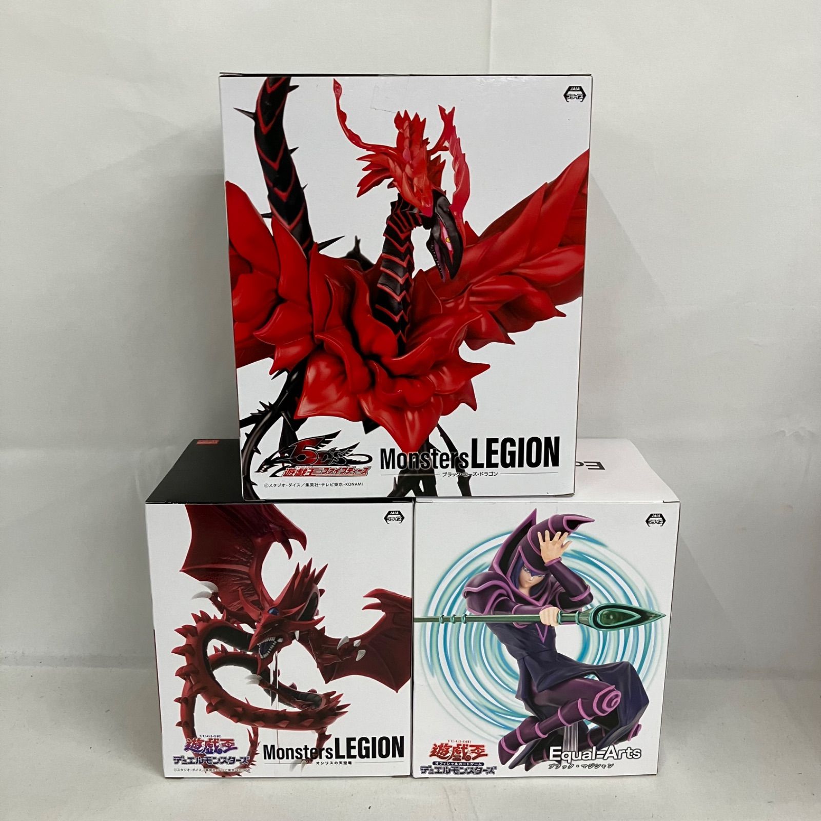 未開封 遊戯王 Monsters LEGION オシリスの天空竜 他 フィギュア 6個