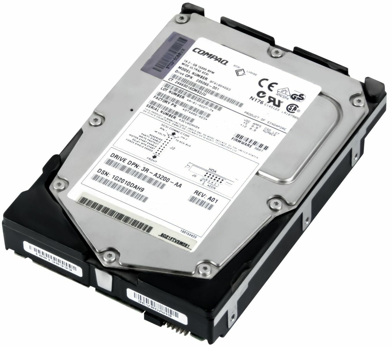 【3年保証】Hard Drive Compaq 235065-001 BF01864663 18GB 15000RPM SCSI U160 8MB 3