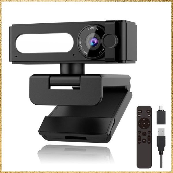 Webカメラ ウェブカメラ デュアルAIノイズキャンセリングマイク付き2K QHD2000万画素ウェブカメラ オートフォーカス 自動光補正 超広角120° プライバシーカバー 2560 1440P 30fps USBプラグ-プレイ