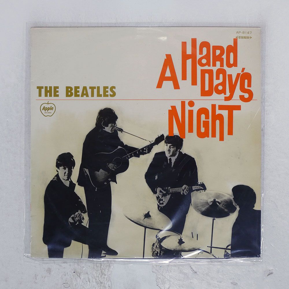赤盤 国内盤 BEATLES/A HARD DAY'S NIGHT/APPLE AP8147 LP - メルカリ