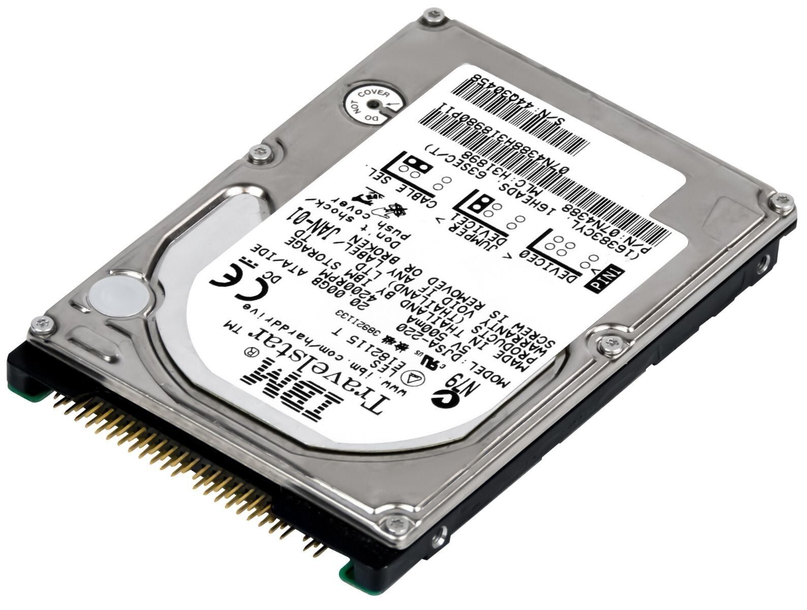 3年保証】Hard Drive IBM Travelstar 07N4388 DJSA-220 20GB 4200RPM