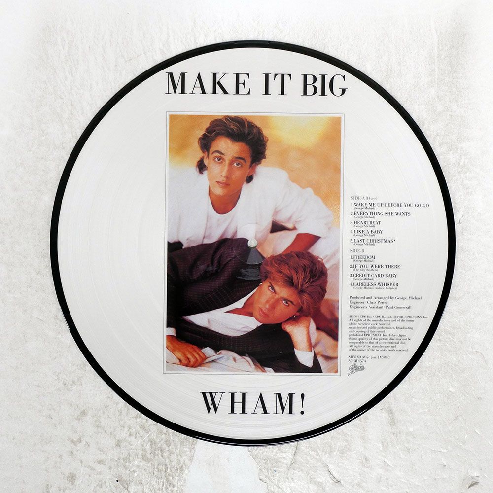 帯 国内盤 WHAM!/MAKE IT BIG/EPIC 323P574 LP - メルカリ