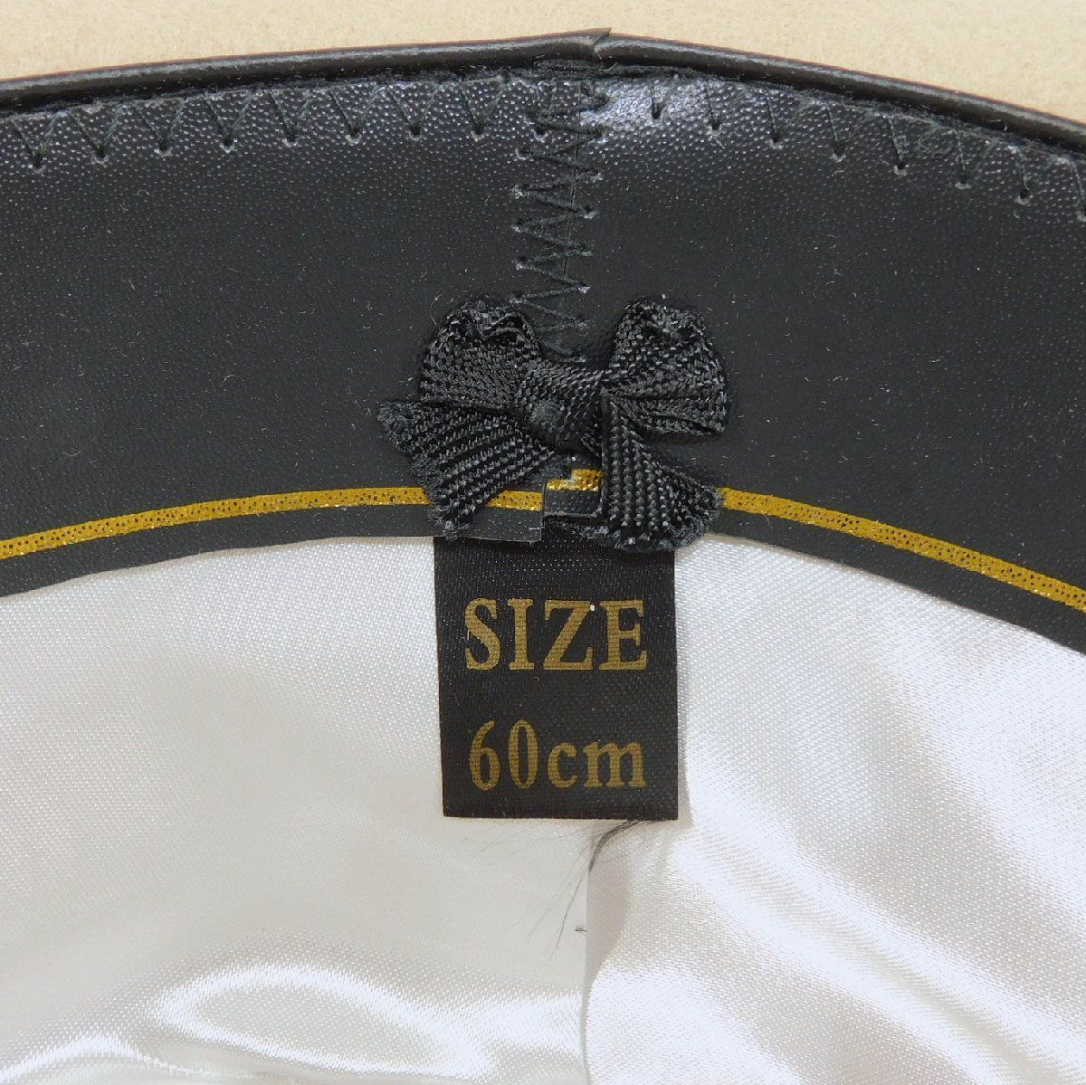  中折れハット 60 cm Lサイズ ハードフェルト ベージュ フェドーラ 紳士ハット ワイドブリム ウールハット フェルトハット ハット