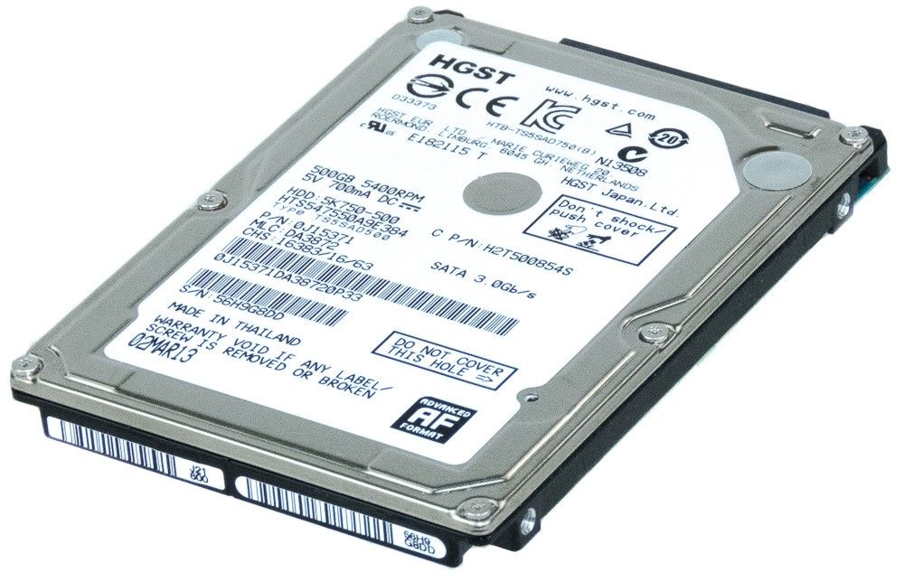 5K750 HTS547550A9E384 500GB SATA Travelstar HGST Hitachi II HDD 2.5 in Laptop OEM TravelStar Hitachi&frasl;HGST Benchmarks