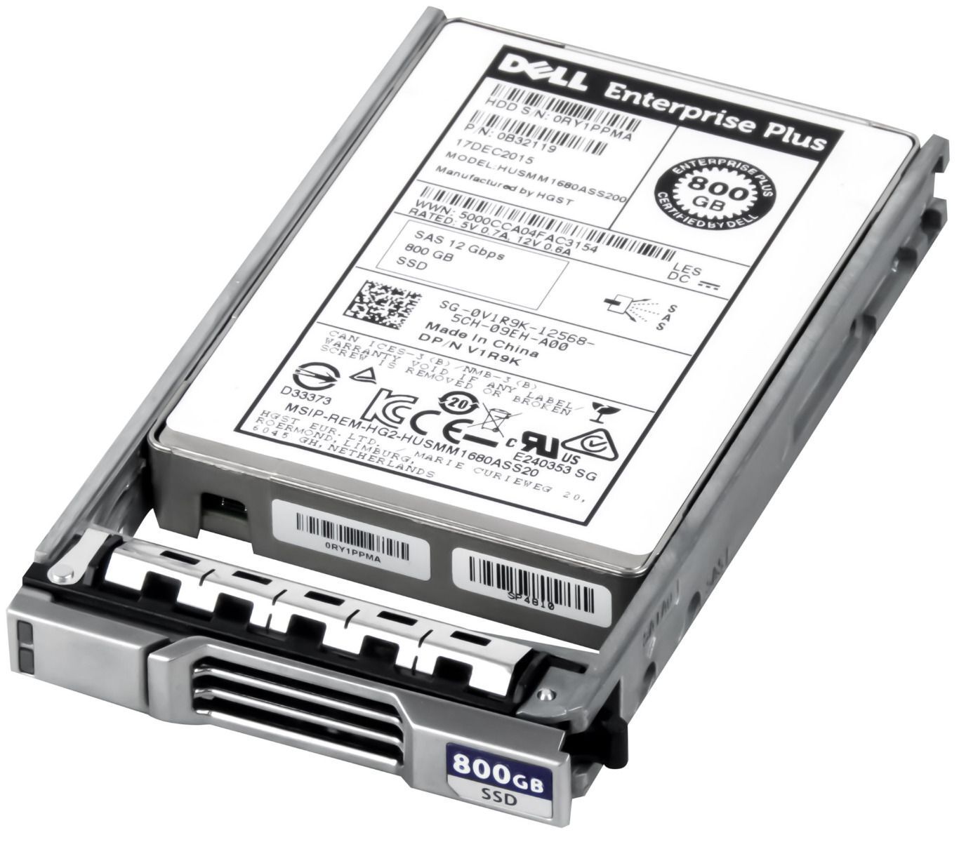 人気セール，人気 【3年保証】Dell Enterprise Pl 0V1R9K V1R9K 800GB MLC SAS-3 HMM1680ASS200 2.5 Inc 内蔵型ハードディスクドライブ