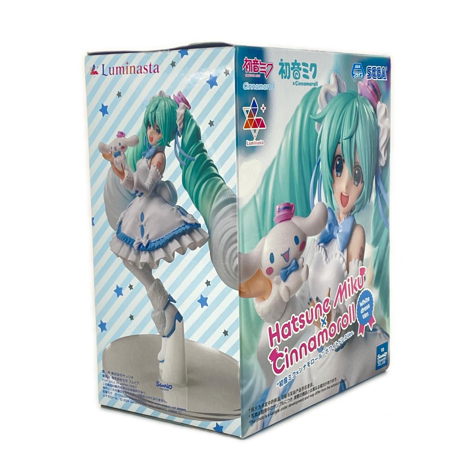 未使用 SEGA 2点 まとめ売り 初音ミク ×シナモロール ホワイトドレス