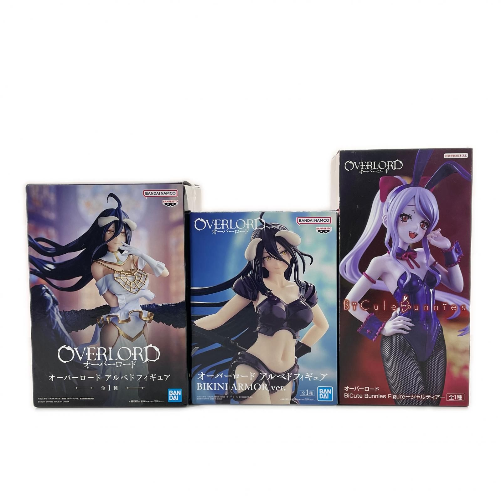 オーバーロード　アルベド&シャルティア　まとめ売り　フィギュア8体セット 未使用 BANDAI SPIRITS 3点 まとめ売り オーバーロード アルベド