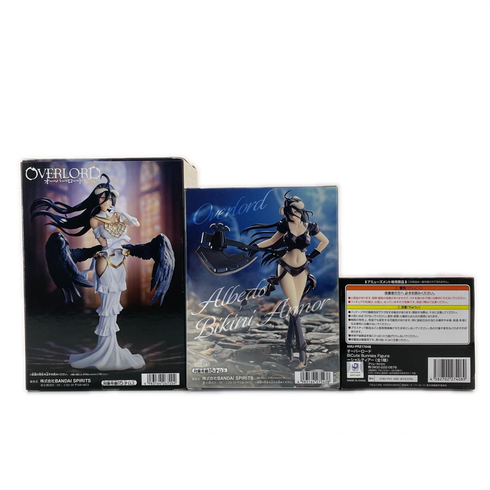 未使用 BANDAI SPIRITS 3点 まとめ売り オーバーロード アルベド