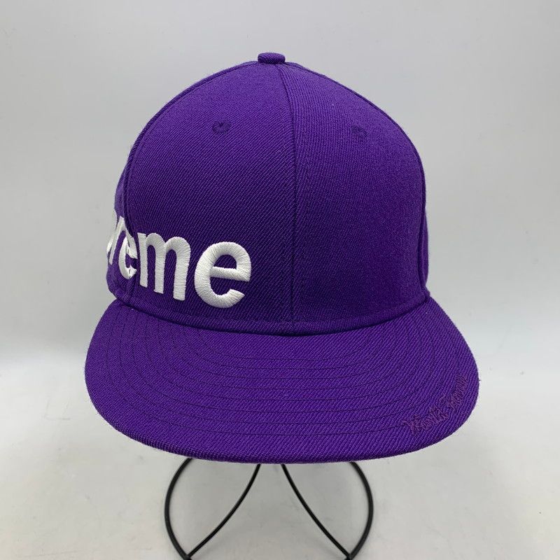 品 Supreme シュプリーム × ERA ニューエラ 59 FIFTY SOLID SIDE LOGO CAP ロゴ キャップ 帽子 185-251216-as-18-izu