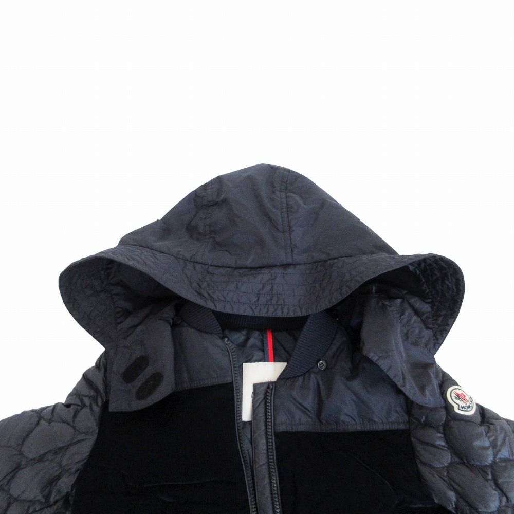【未使用に近い♥】モンクレール　サイズ10anni 140cm 黒 MONCLER モンクレール ダウンジャケット ASU キッズ ナイロン ダウン