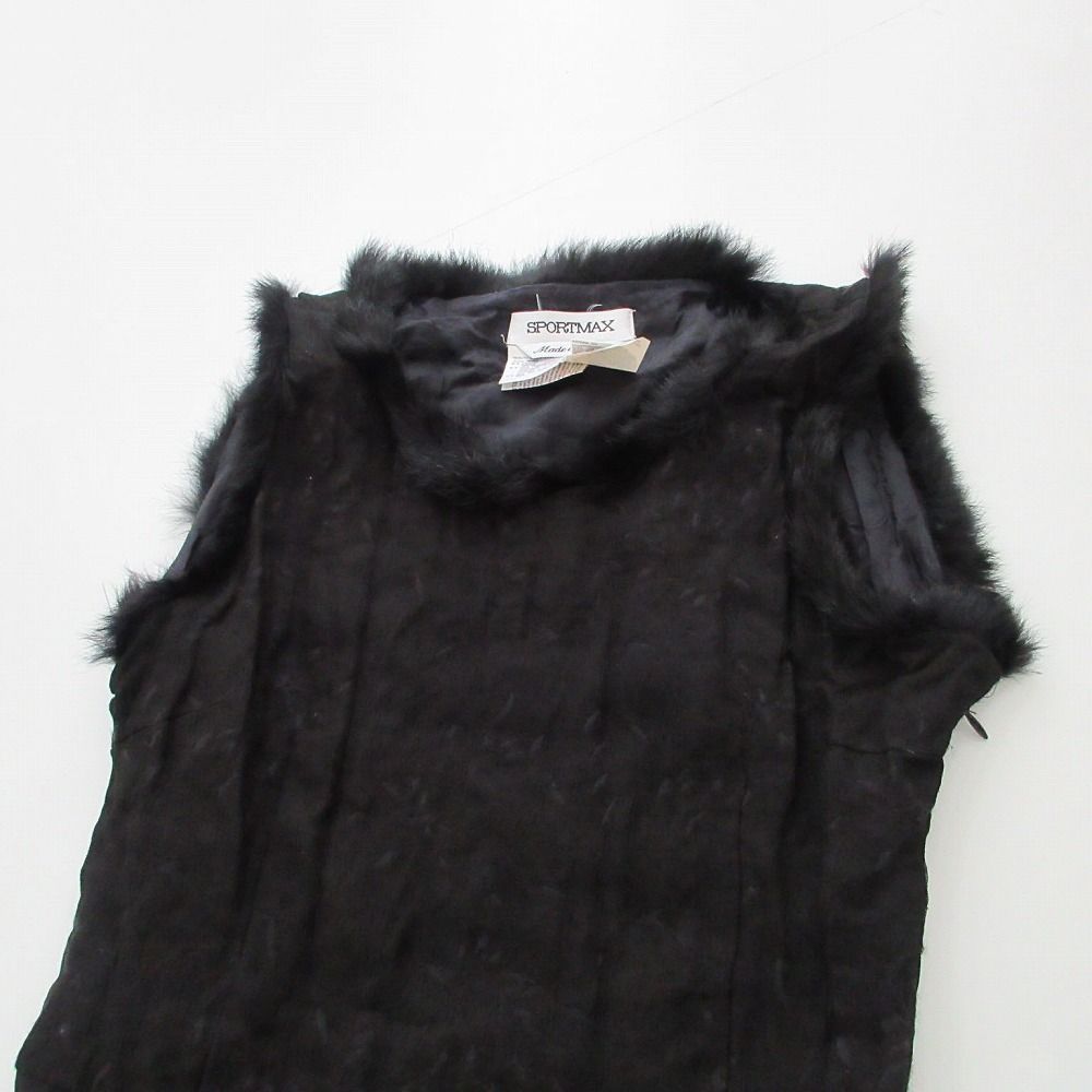 SPORT MAX スポーツマックス マックスマーラ ラパンファー 本毛皮