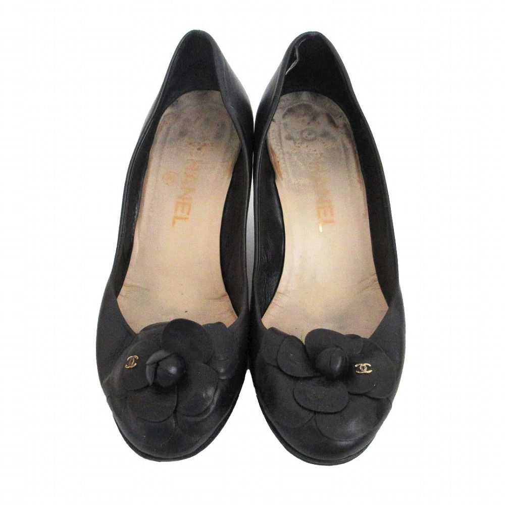 CHANEL シャネル G27311 カメリア ココマーク パンプス シューズ