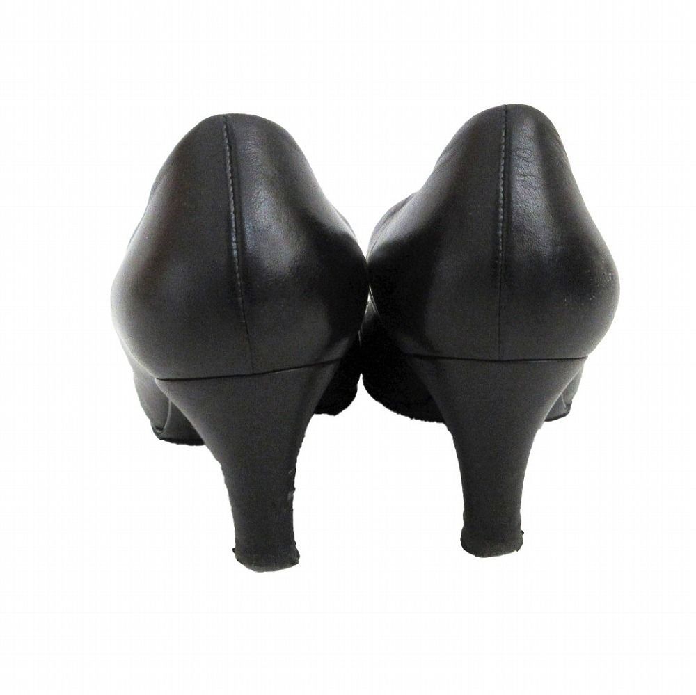 CHANEL シャネル　パンプス　ブラック　レザー　カメリア　ココマーク オンラインストア・買取入荷】2024 CHANEL ココマーク カメリア レザー