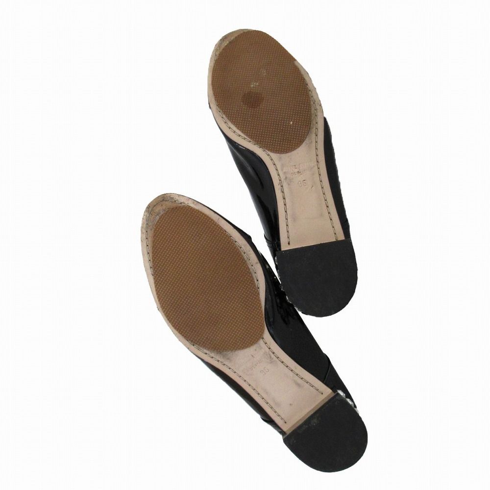 MIUMIU ミュウミュウ ビジュー エナメル ローファーシューズ サイズ36