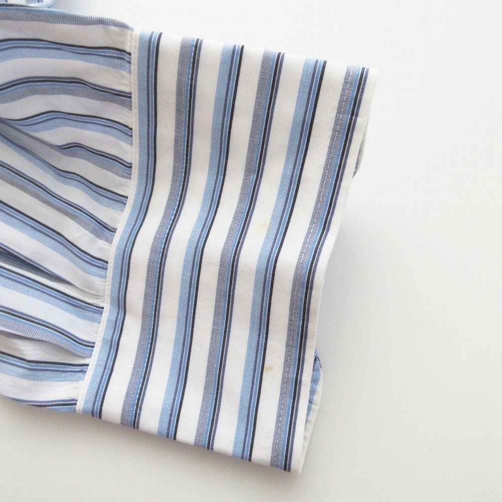 Ermenegildo Zegna エルメネジルドゼニア ストライプ柄 ボタンダウン