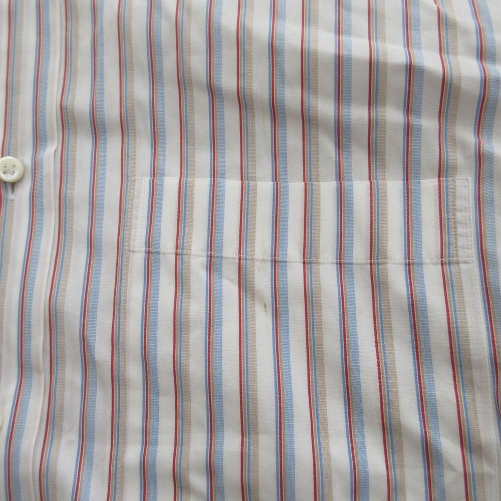 Ermenegildo Zegna エルメネジルドゼニア ストライプ柄 ボタンダウン