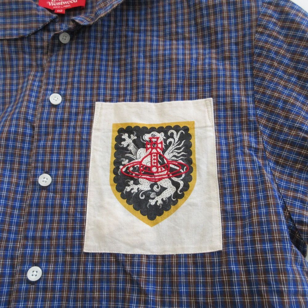 人気　ヴィヴィアンウエストウッドレッドレーベル　シャツ　長袖　オーブ　S Vivienne Westwood - ヴィヴィアンウエストウッド Vivienne Westwood