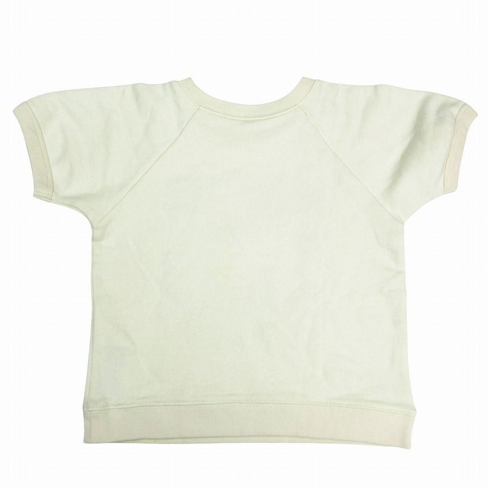 GUCCI グッチ 596232 XJCAQ ラビット スウェット トレーナー トップス スパンコール装飾 半袖 アイボリー サイズ4 110 cm