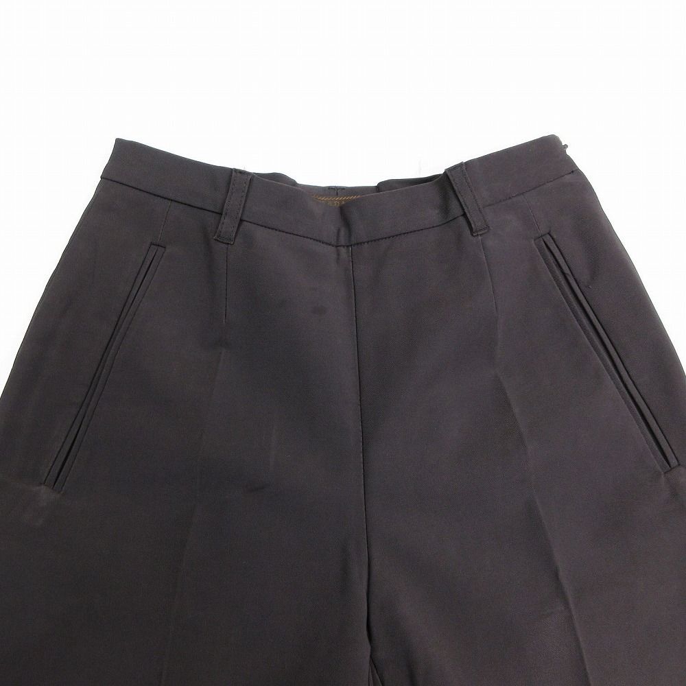PRADA プラダ ナイロン ストレッチ 1タック スラックスパンツ