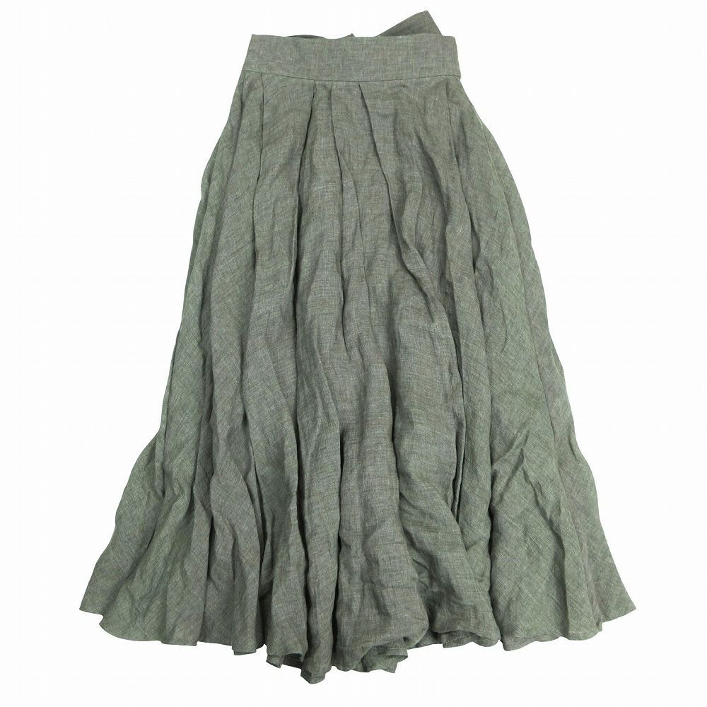 FABIANA FILIPPI スカート/新品未使用 未使用品 FABIANA FILIPPI ファビアナフィリッピ リネン100% ベルト