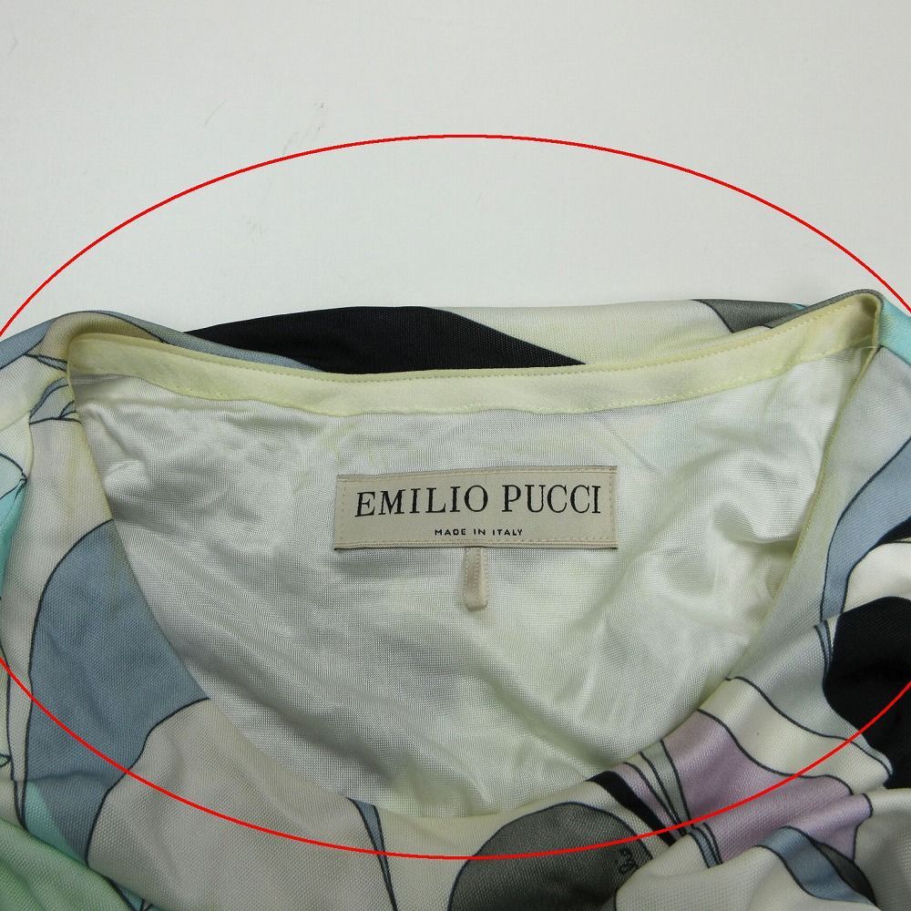 Emilio Pucci（エミリオ・プッチ）ノースリーブミニワンピース エミリオプッチ EMILIO PUCCI ワンピース ノースリーブ ミニ