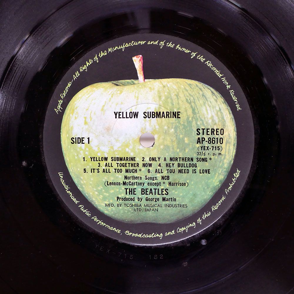 国内盤 BEATLES/YELLOW SUBMARINE/APPLE AP8610 LP - メルカリ