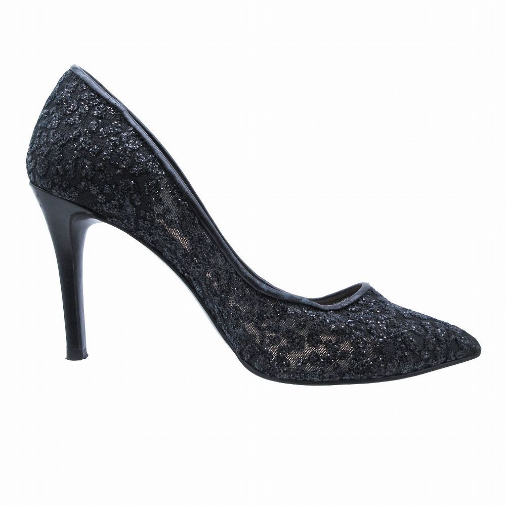 【新品未使用】DIANA グリッター パンプス ポインテッドトゥ 22.5㎝ 即購入可！】DIANAポインテッドトゥグリッターパンプス23㎝ 11-99