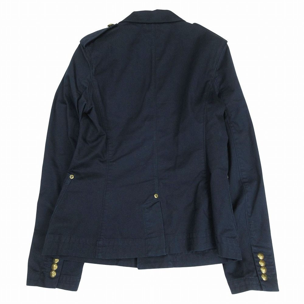 RALPH LAUREN ラルフローレン エンブレムロゴ 金ボタン ブレザー 紺