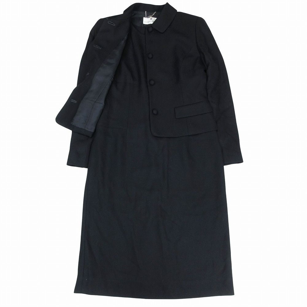 courreges クレージュ ワンピース ジャケット スーツセットアップ ステン ダークネイビー サイズ13 AR L レディース