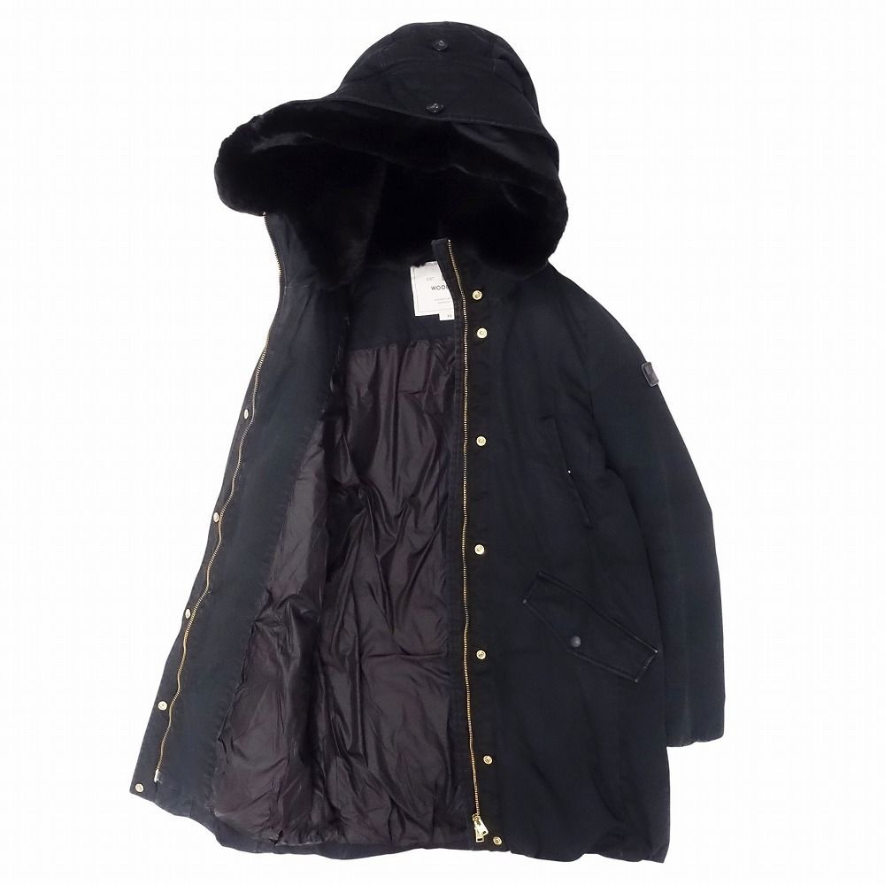 新品同様✨　ウールリッチ　ダウンジャケット　ネイビー　コクーンパーカー　ラビット 新品同様✨ ウールリッチ ダウンジャケット ネイビー コクーンパーカー