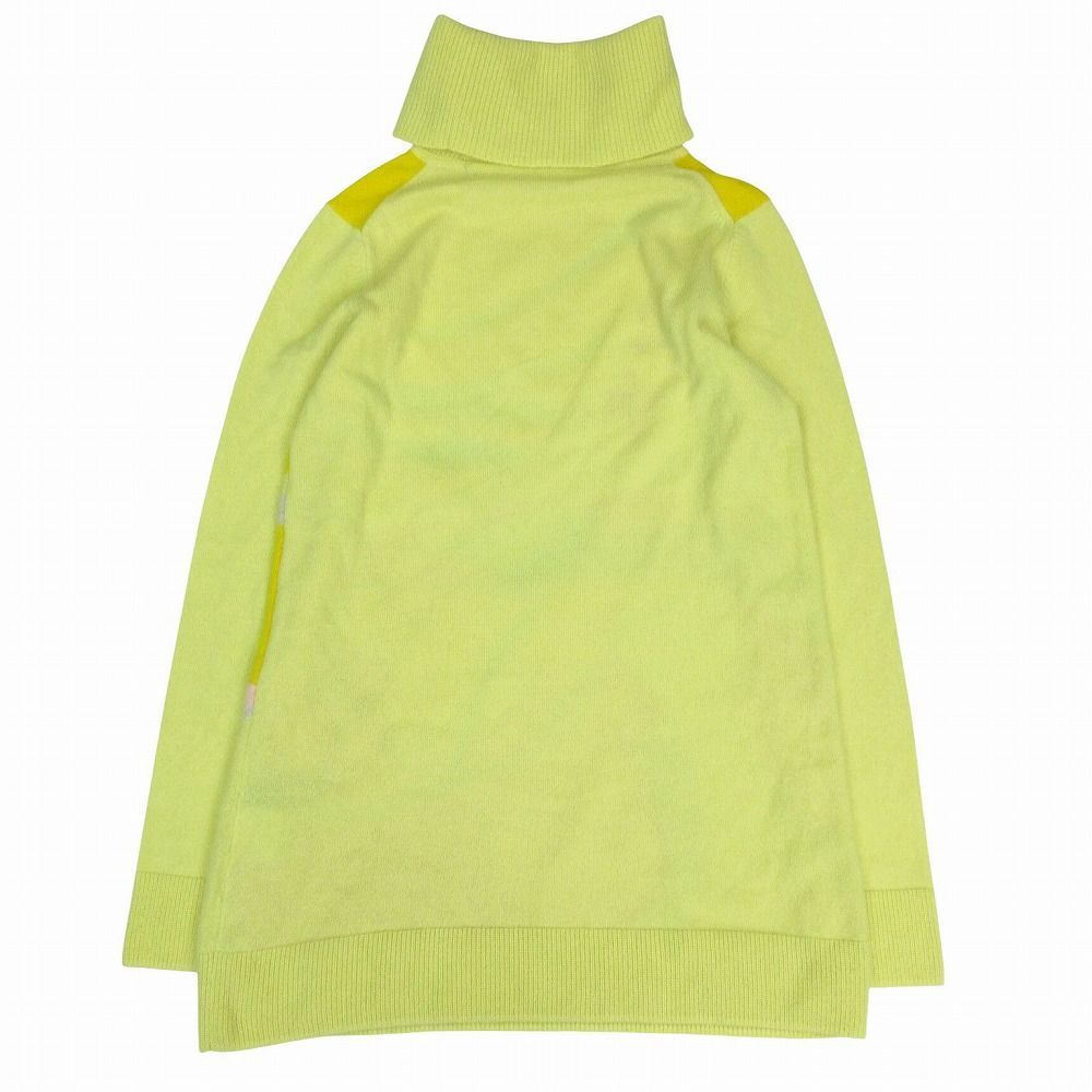 近年美品 LEONARD レオナール シルクウール ハイネック セーター 40