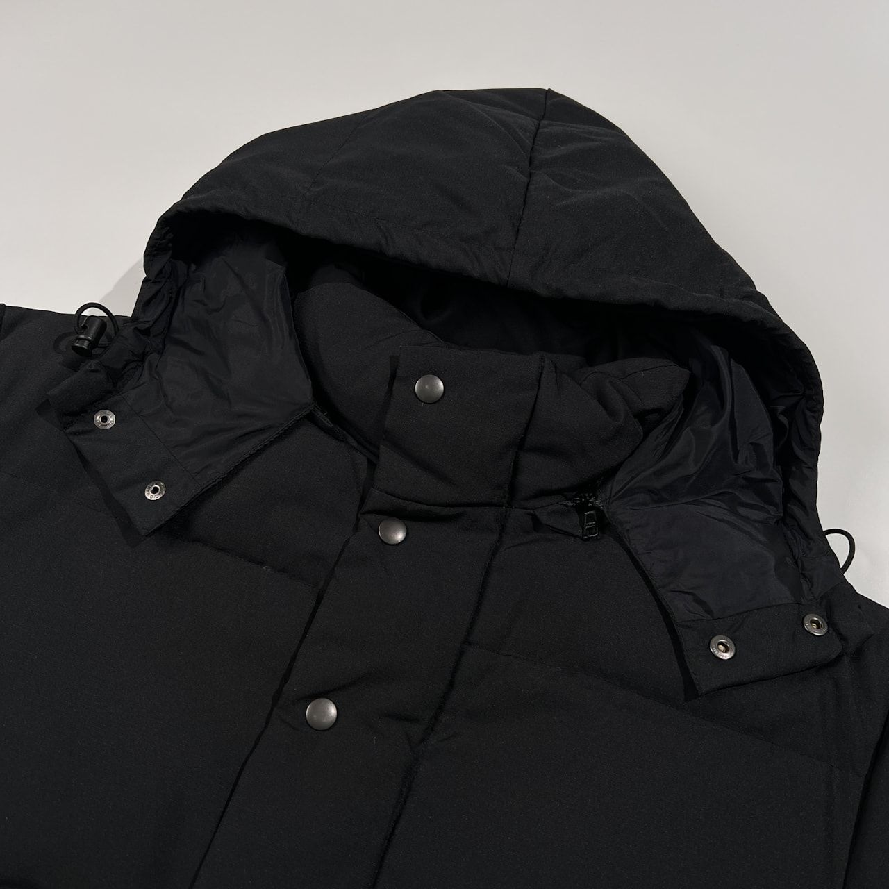 J.PRESS ジェイプレス フード付き ダウンジャケット サイズ L /ブラック/オンワード樫山 J.PRESS ジェイプレス フード付き ダウンジャケット サイズ L