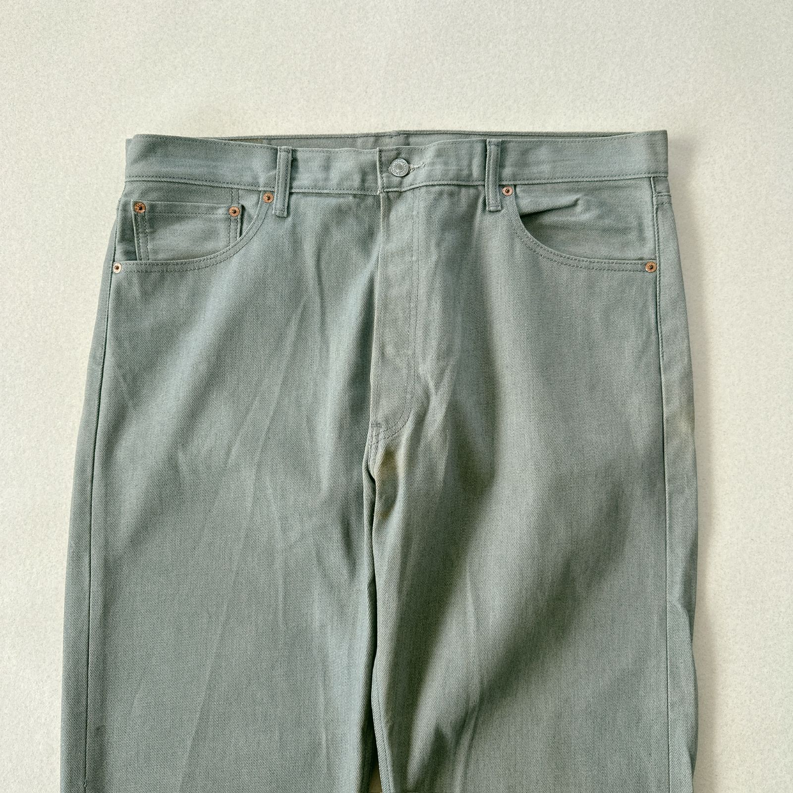 Levi's 501XX グレーカラーデニム｜先染めカラー｜W38 セール中 L32