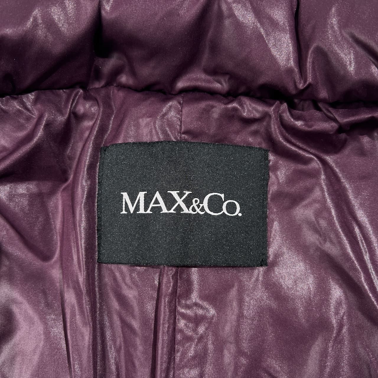 Max&Co マックスアンドコー Max Mara マックスマーラ ダウン ジャケット サイズ 40 /パープル