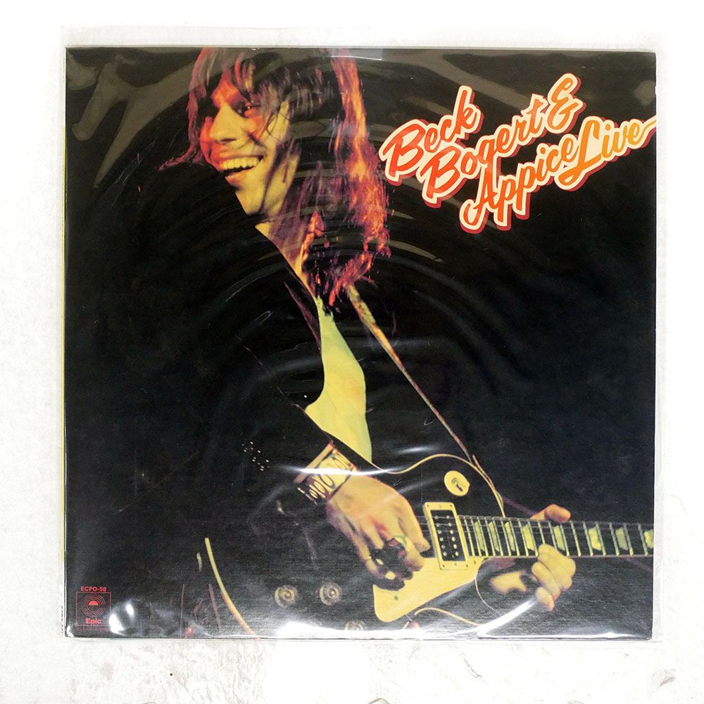BECK レコード　　original 盤美品 国内盤 BECK, BOGERT & APPICE/LIVE IN JAPAN 73/EPIC ECPO58 LP