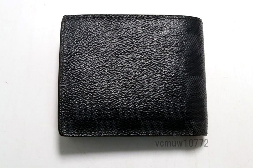 □LOUIS VUITTON ダミエグラフィット ポルトフォイユマルコNM レザー 2
