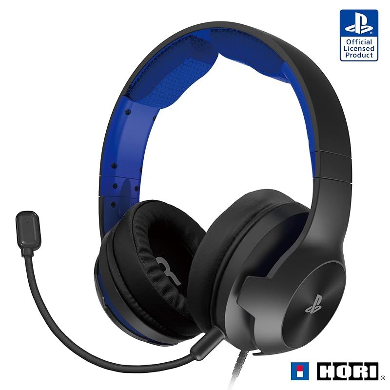 PS 5 ホリゲーミングヘッドセット ハイグレード for PlayStationR 4 ブルー SONYライセンス商品