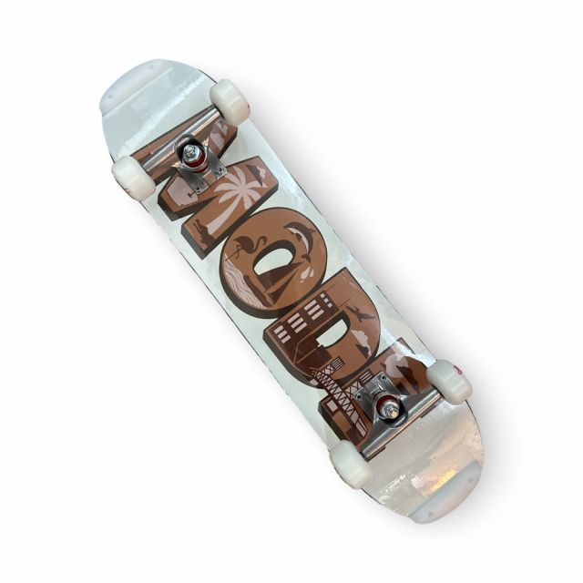 MODE skateboard Post Card 7.4 x 29.4 inko complete white
