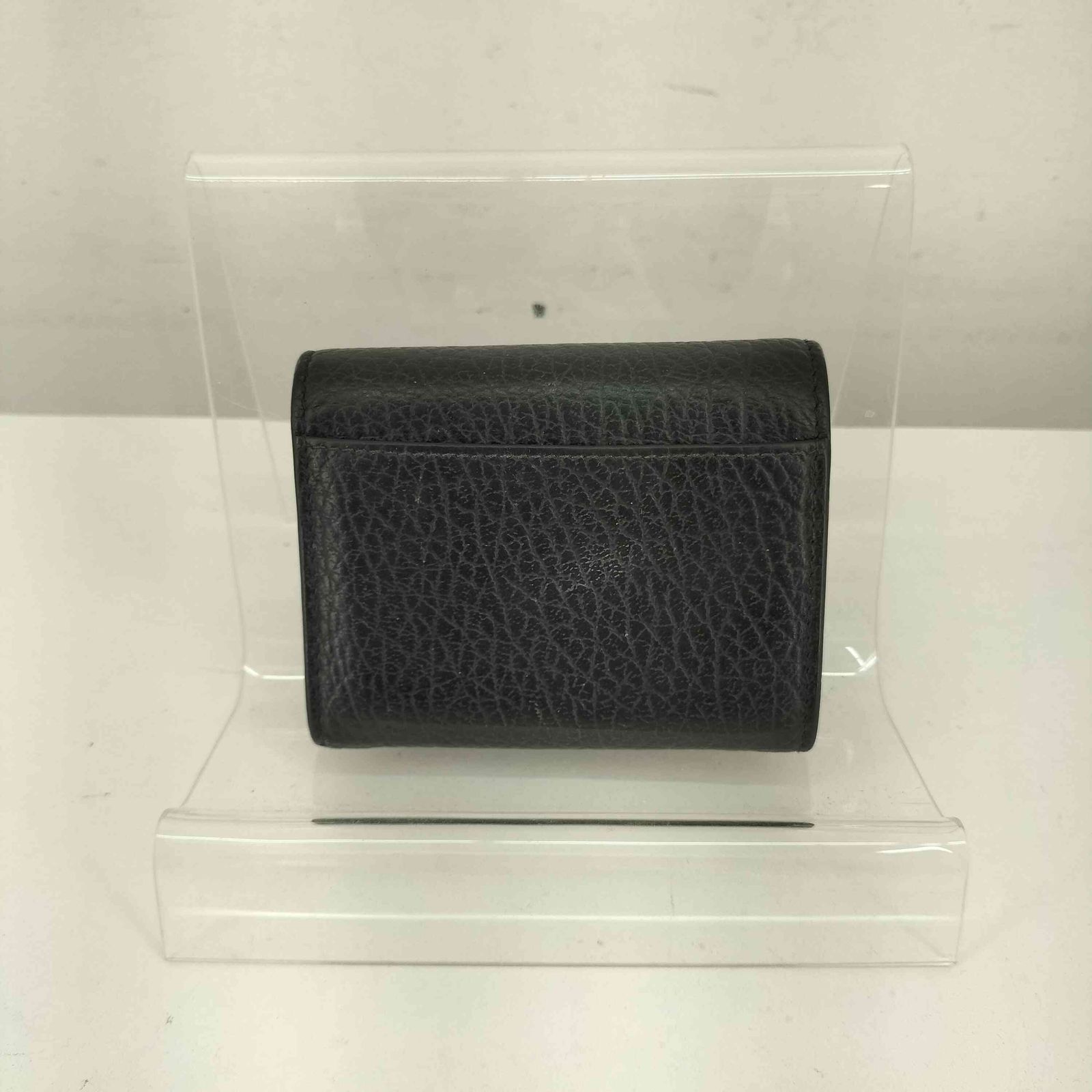 メゾンマルジェラ Maison Margiela グレインレザースリーフォールドウォレット メンズ 表記無