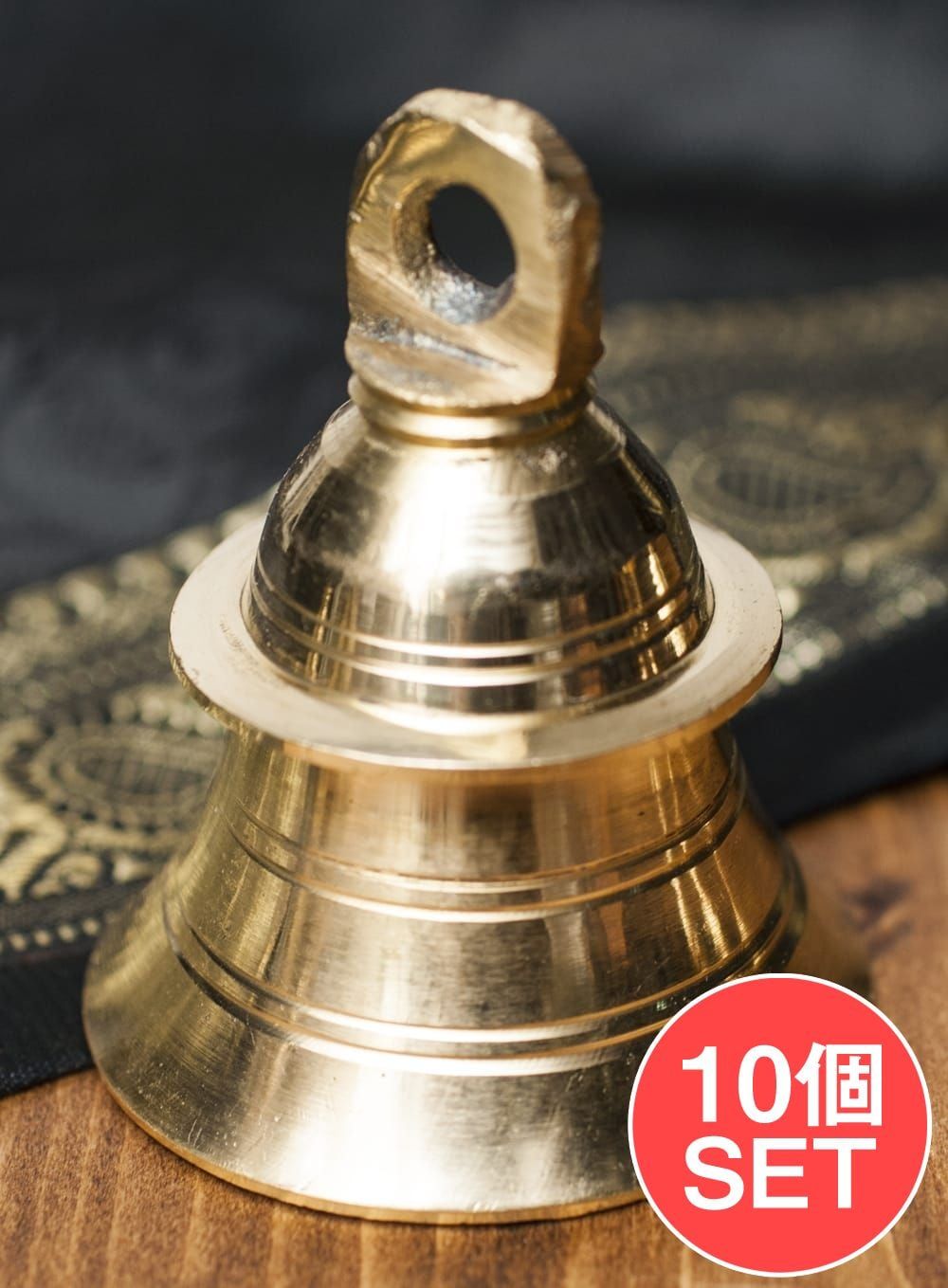 セット プージャベル 約7.5 cm インド 打楽器 民族楽器